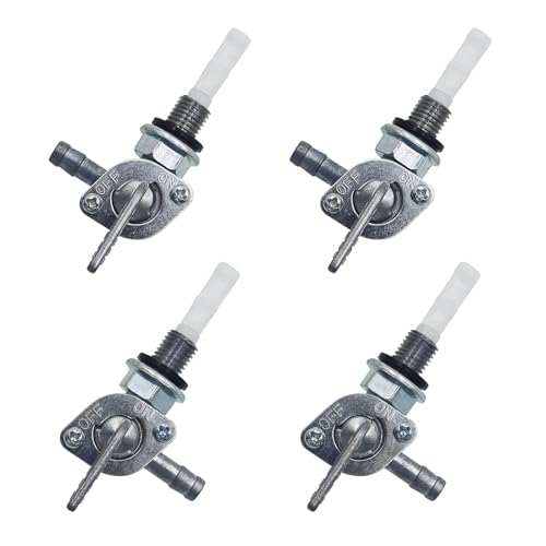 MIPIACE 4 Stück Benzinhahn Schalter Gas Kraftstoffhahn M10 Benzinhahn Universal Stromerzeuger Schalter Ventilpumpe Petcock Gastank Kraftstoff Schalter für Motorräder Karts Offroad Kraftstofftank MIPIACE 4 Stück Benzinhahn Schalter Gas Kraftstoffhahn M10 Benzinhahn Universal Stromerzeuger Schalter Ventilpumpe Petcock Gastank Kraftstoff Schalter für Motorräder Karts Offroad Kraftstofftank von MIPIACE