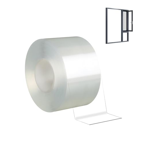 MIPIACE Transparentes Dichtungsband Selbstklebend 5CM × 10M Wand Dichtungsband Wasserdicht Acryl Dichtungsbands Selbstklebend Schimmelfest Dichtband für Heim Schule Fenster Tür Dach Autoportband von MIPIACE