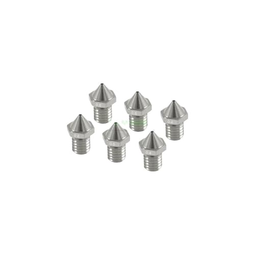 6 TEIL/SATZ for FLASHFORGE CREATOR 3 PRO/CREATOR 4 EDELSTAHL DÜSEN Kit 0,4/0,6/0,8-3D Drucker Teile unverwechselbar von MIQNQWUK