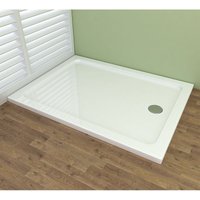 100x90x4cm Duschwanne Acryl Duschtasse Dusche Acrylwanne 40mm flach Rechteck Miqu von MIQU