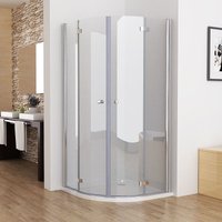 80 x 80 x 197 cm Duschkabine Runddusche Duschabtrennung Falttür Echtglas Viertelkreis nano ds 80 x 80 x 197 cm Duschkabine Runddusche Duschabtrennung Falttür Echtglas Viertelkreis nano ds von MIQU