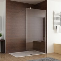 Walk in Dusche 100 x 195 cm Duschwand 195cm Duschtrennwand Duschabtrennung 8mm NANO Glas Walk in Dusche 100 x 195 cm Duschwand 195cm Duschtrennwand Duschabtrennung 8mm NANO Glas von MIQU