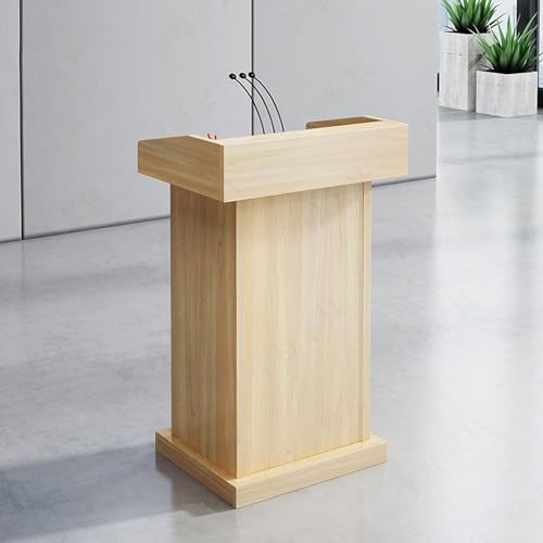 MIQXUAN Rednerpult Podium Ständer Podium Solide Podien Rednerpulte Umweltfreundlich Hochdichte Board Podium Schule Kirche Büro Podium Ständer Breiter Schreibtisch Platz Kanzeln Klassisch Elegant (A) von MIQXUAN