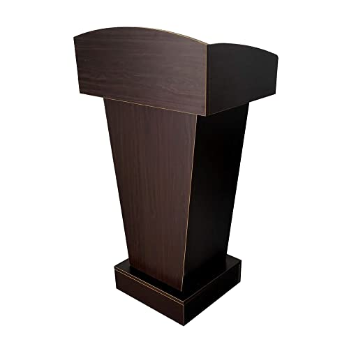 MIQXUAN Rednerpult Podium Stand Podium Präsentation Rednerpult Ständer Rednerpult Podium Ständer Präsentation Konzert Podium Lesen oder Laptop Schreibtisch für Kirche und Klassenzimmer von MIQXUAN