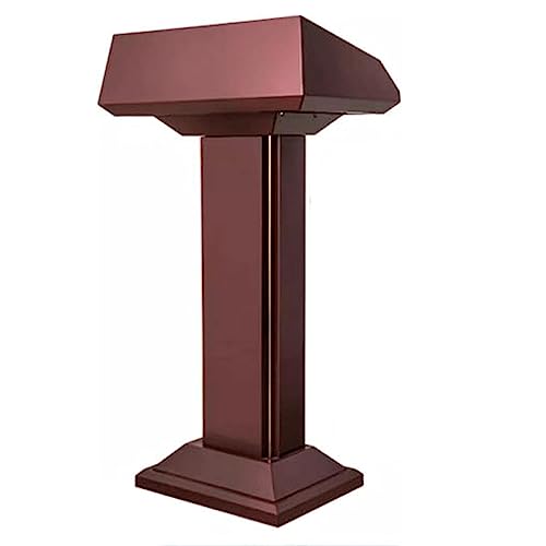 MIQXUAN Rednerpult Podiumständer Podiumständer Edelstahl Podiumständer Tragbare Rednerpulte Stabilität Kirche Kanzeln Lehrer Podium Rednerpulte Schule Seminar Rednerpult Vielseitig einsetzbar von MIQXUAN