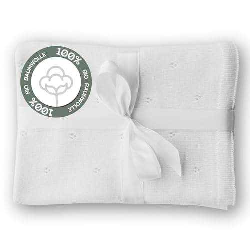 MIRARI Kids ® Babydecke 100% Bio Baumwolle 75x100cm - Kinderwagen Decke – Krabbeldecke - Kinderdecke - Baby Geschenk - Erstausstattung Neugeborene - Kuscheldecke - Newborn Blanket von MIRARI Kids