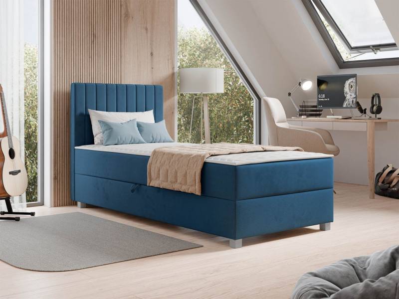 MIRJAN24 Boxspringbett Viki (mit Bettkasten), Universell - Links oder Rechts, 90/120x200 cm von MIRJAN24