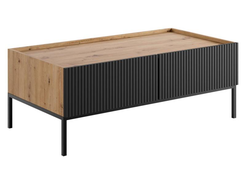 MIRJAN24 Couchtisch Como 2SZ (mit zwei Schubladen), Untergestell aus Metall, 120x62x45 cm von MIRJAN24