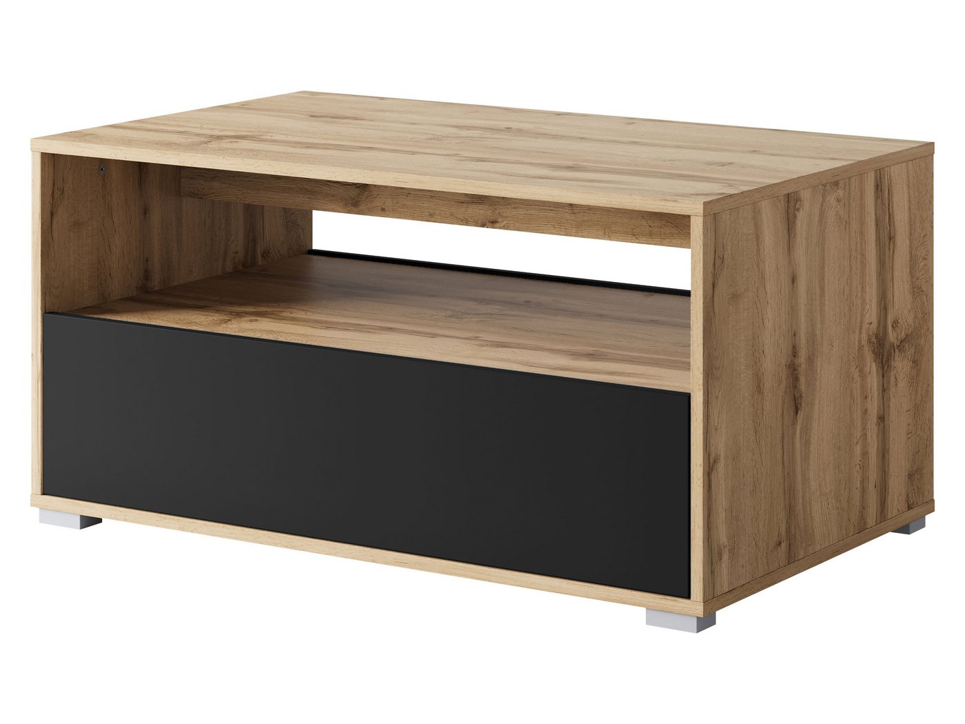 MIRJAN24 Couchtisch Nairobi II S02 (mit zwei Klappen), Bremsklappenhalter, 90x55x45 cm von MIRJAN24