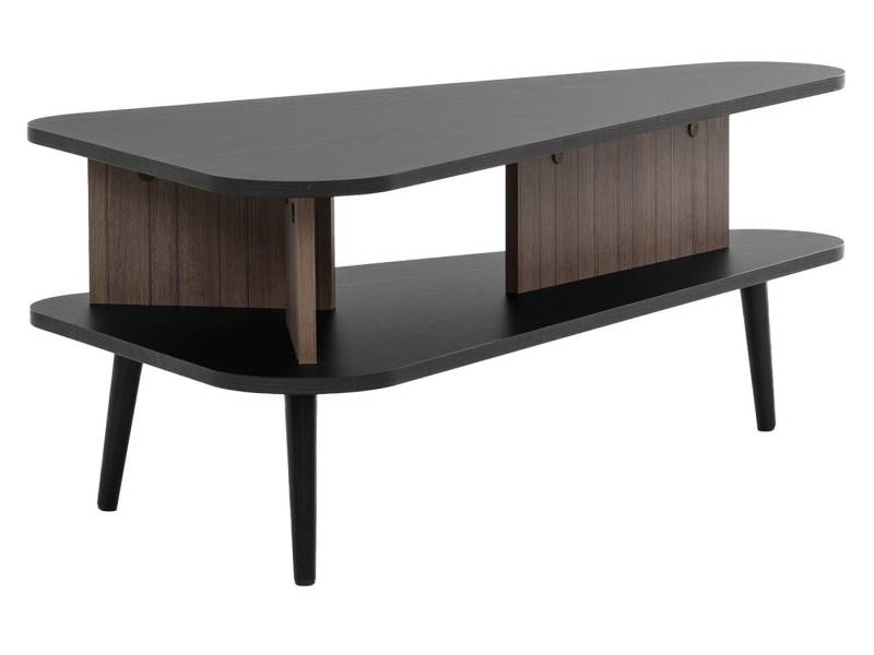 MIRJAN24 Couchtisch Pinelli PE02, Metallfüße in der Farbe Schwarz von MIRJAN24