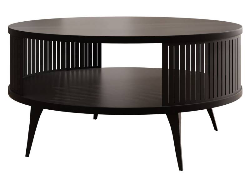 MIRJAN24 Couchtisch Roenni, Beine und Seiten aus Stahl, schwarz pulverbeschichtet von MIRJAN24