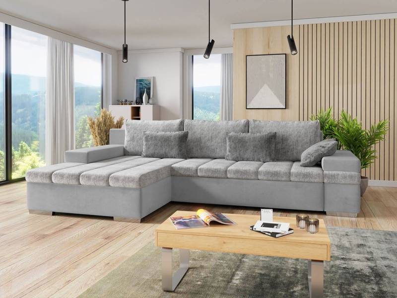 MIRJAN24 Ecksofa Bangkok Premium, mit Bettkasten und Schlaffunktion, Moderne L-Form, Kissen-Set von MIRJAN24
