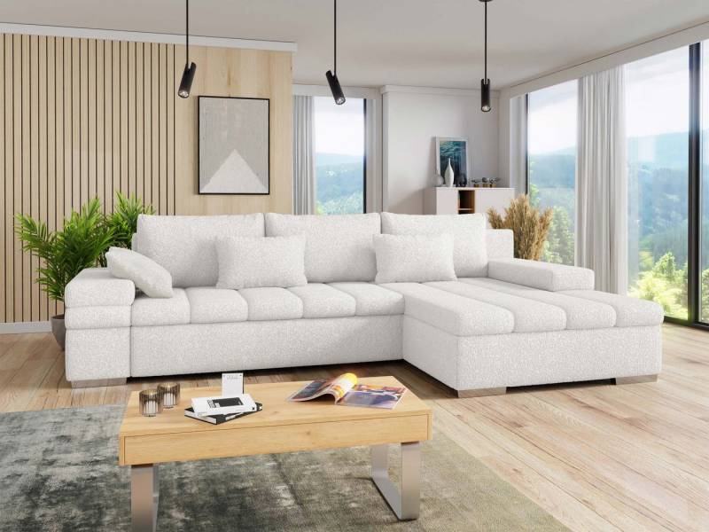 MIRJAN24 Ecksofa Bangkok Premium, mit Bettkasten und Schlaffunktion, Moderne L-Form, Kissen-Set von MIRJAN24