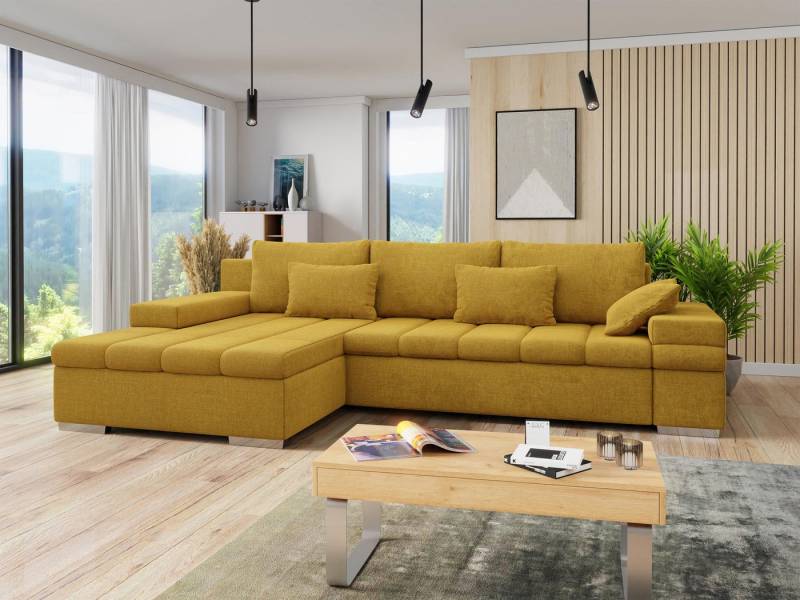 MIRJAN24 Ecksofa Bangkok Premium, mit Bettkasten und Schlaffunktion, Moderne L-Form, Kissen-Set MIRJAN24 Ecksofa Bangkok Premium, mit Bettkasten und Schlaffunktion, Moderne L-Form, Kissen-Set von MIRJAN24