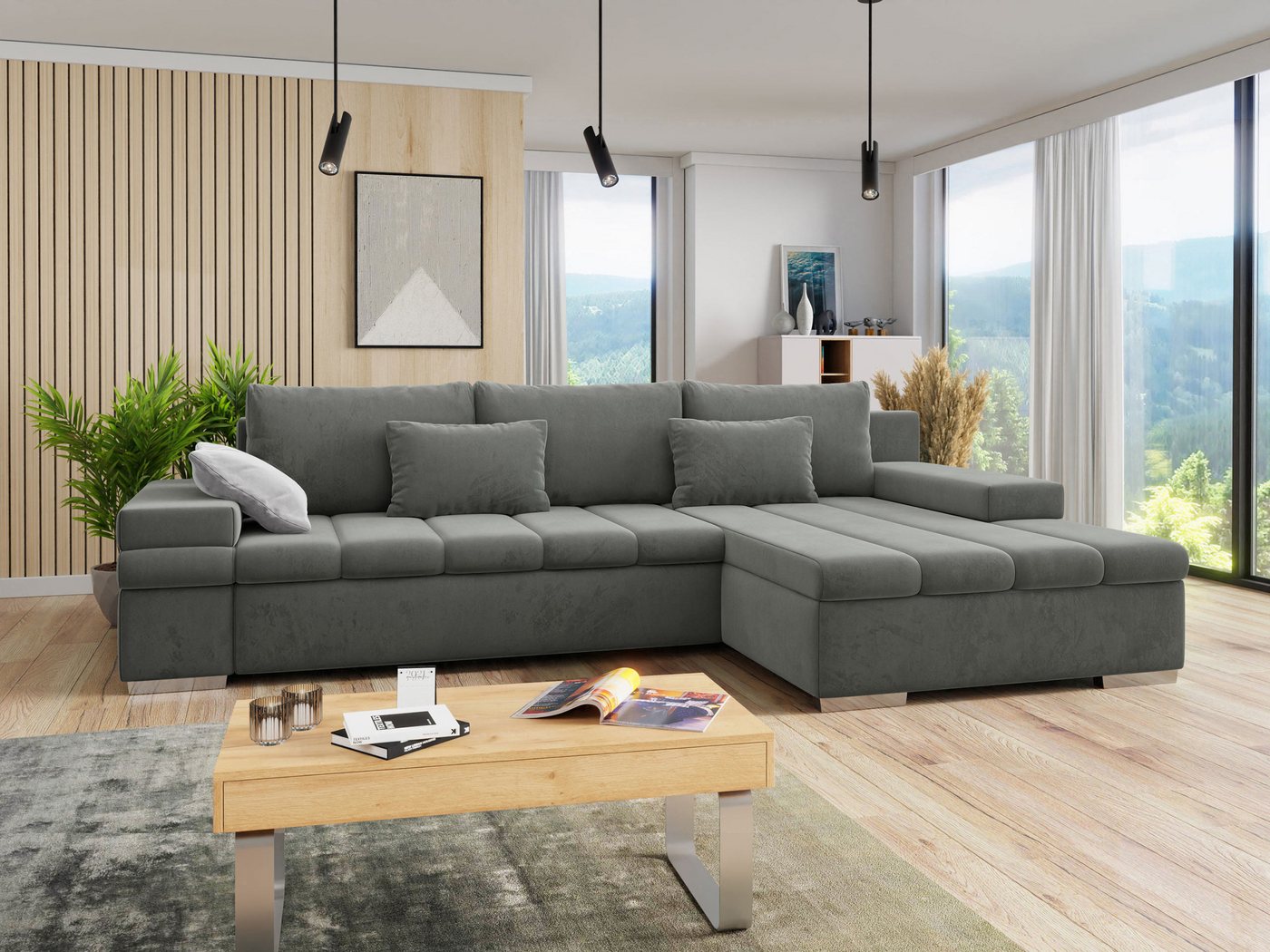 MIRJAN24 Ecksofa Bangkok Premium, mit Bettkasten und Schlaffunktion, Moderne L-Form, Kissen-Set MIRJAN24 Ecksofa Bangkok Premium, mit Bettkasten und Schlaffunktion, Moderne L-Form, Kissen-Set von MIRJAN24