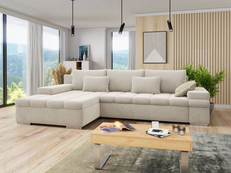 MIRJAN24 Ecksofa Bangkok Premium, mit Bettkasten und Schlaffunktion, Moderne L-Form, Kissen-Set MIRJAN24 Ecksofa Bangkok Premium, mit Bettkasten und Schlaffunktion, Moderne L-Form, Kissen-Set von MIRJAN24