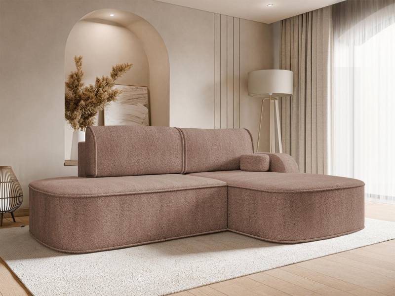 MIRJAN24 Ecksofa Koro, mit Schlaffunktion und Bettkasten, Modern L-Form, 256x177x90 cm von MIRJAN24