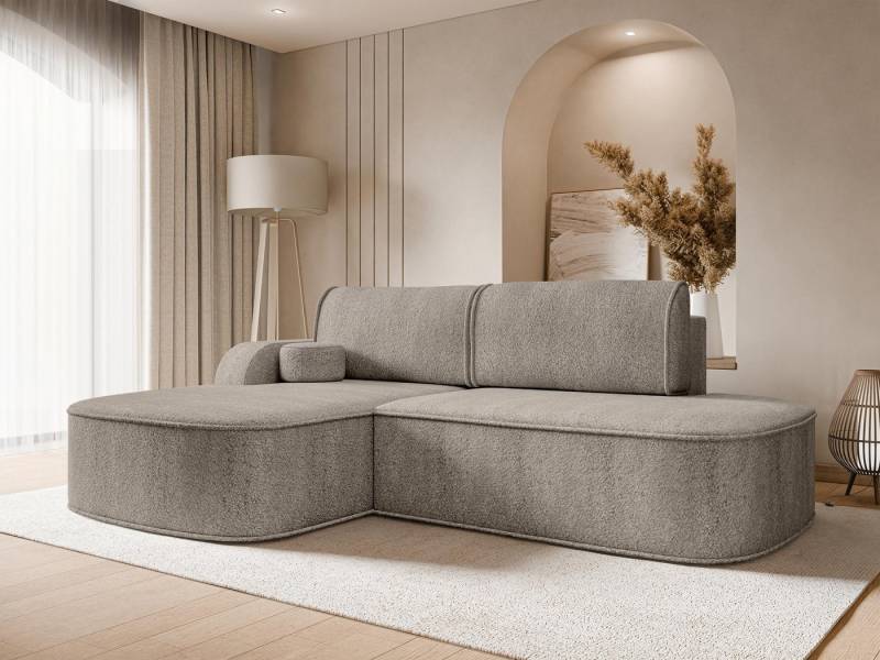 MIRJAN24 Ecksofa Koro, mit Schlaffunktion und Bettkasten, Modern L-Form, 256x177x90 cm von MIRJAN24