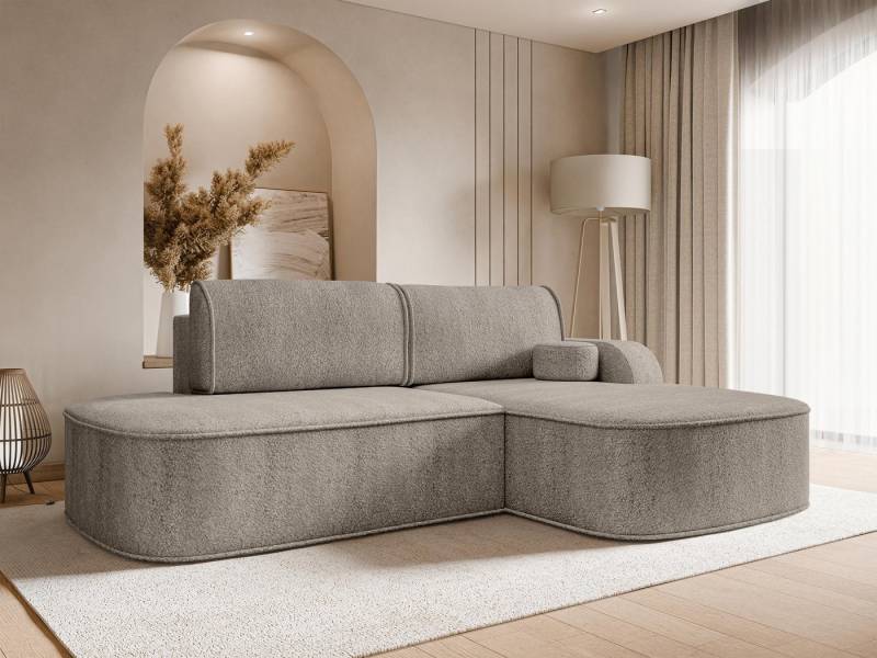 MIRJAN24 Ecksofa Koro, mit Schlaffunktion und Bettkasten, Modern L-Form, 256x177x90 cm von MIRJAN24