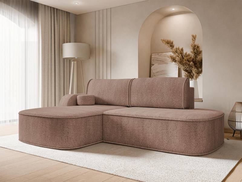 MIRJAN24 Ecksofa Koro, mit Schlaffunktion und Bettkasten, Modern L-Form, 256x177x90 cm von MIRJAN24
