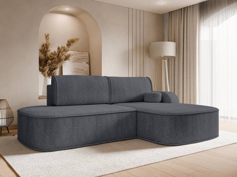MIRJAN24 Ecksofa Koro, mit Schlaffunktion und Bettkasten, Modern L-Form, 256x177x90 cm von MIRJAN24