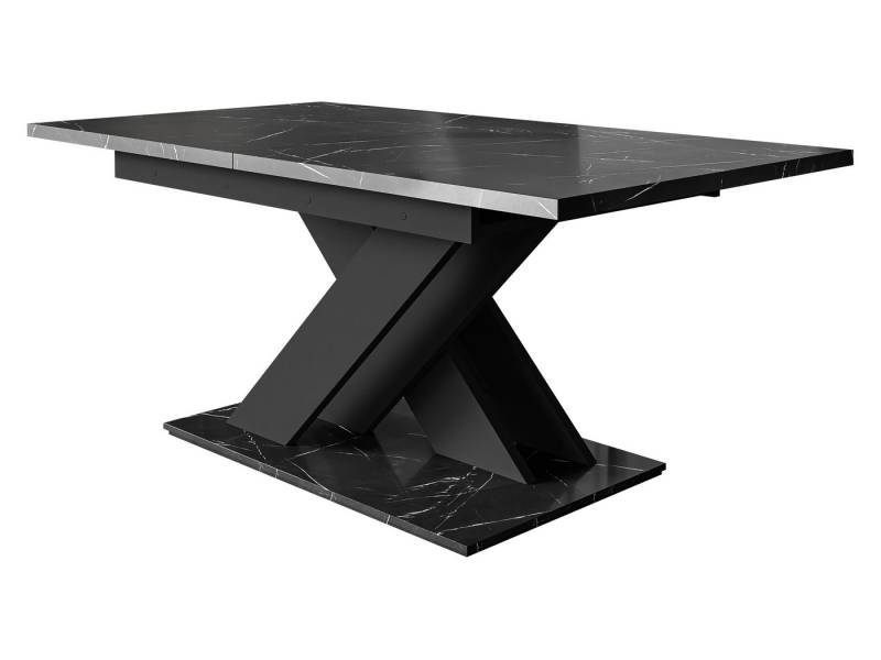 MIRJAN24 Esstisch Bronx (Ausziehbar), Einlegeplatte befindet sich unter der Tischplatte, L: 140-180 cm von MIRJAN24