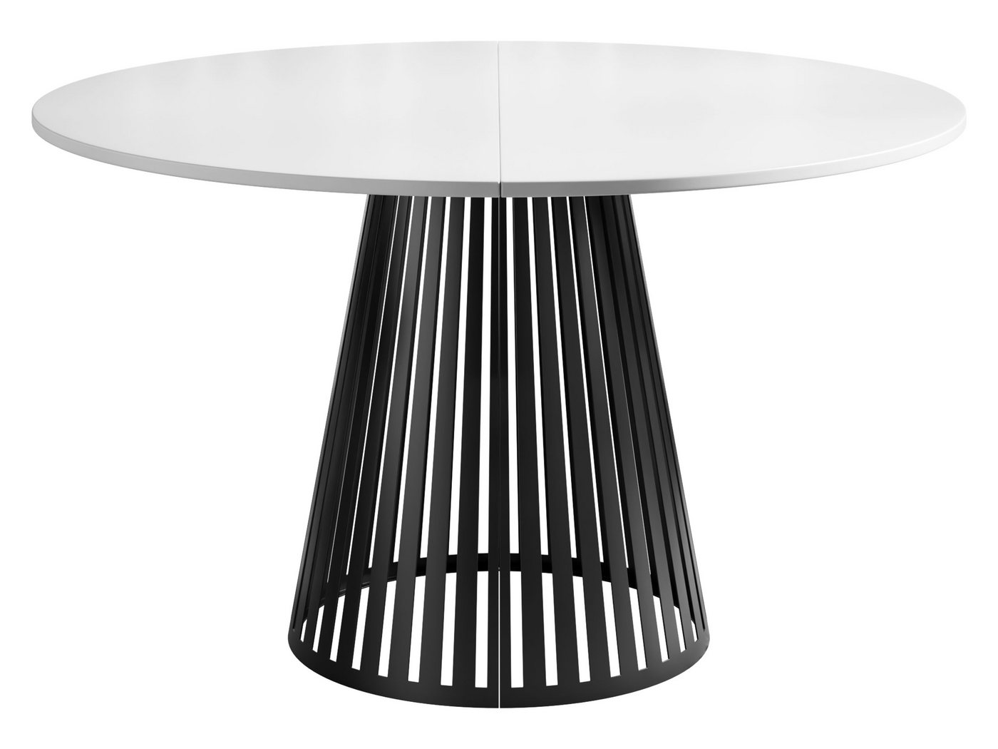 MIRJAN24 Esstisch Cone 100 (Ausziehbarer), Rund, Beine aus Stahl von MIRJAN24