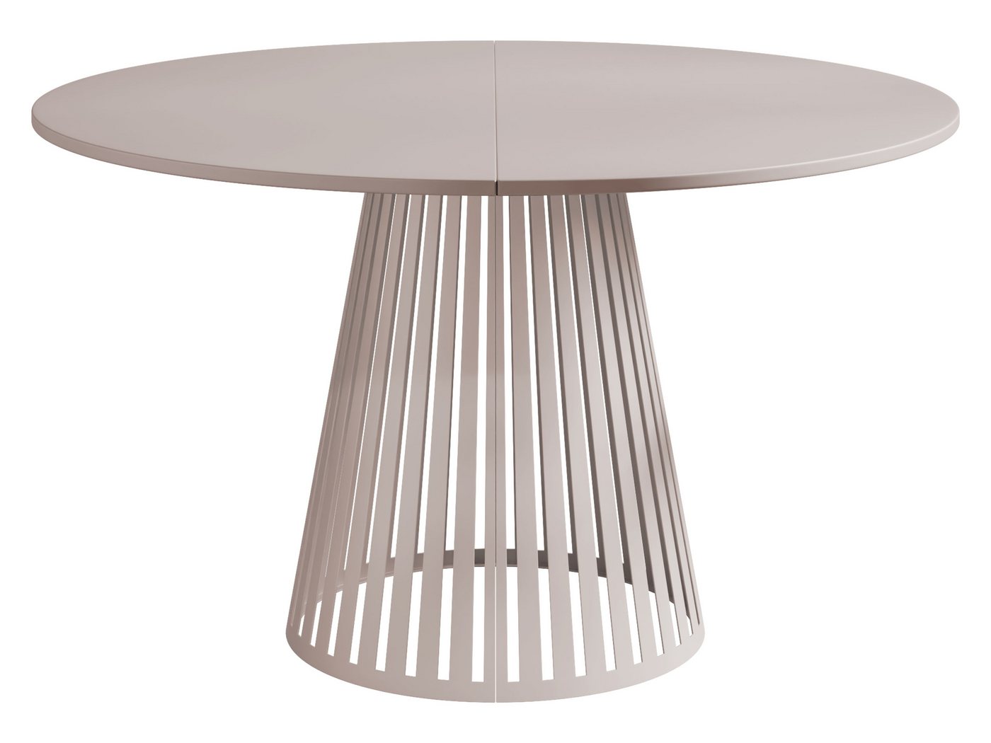 MIRJAN24 Esstisch Cone Cashmere 100 (Ausziehbarer), Beine aus Stahl, 100-176x100x76 cm von MIRJAN24