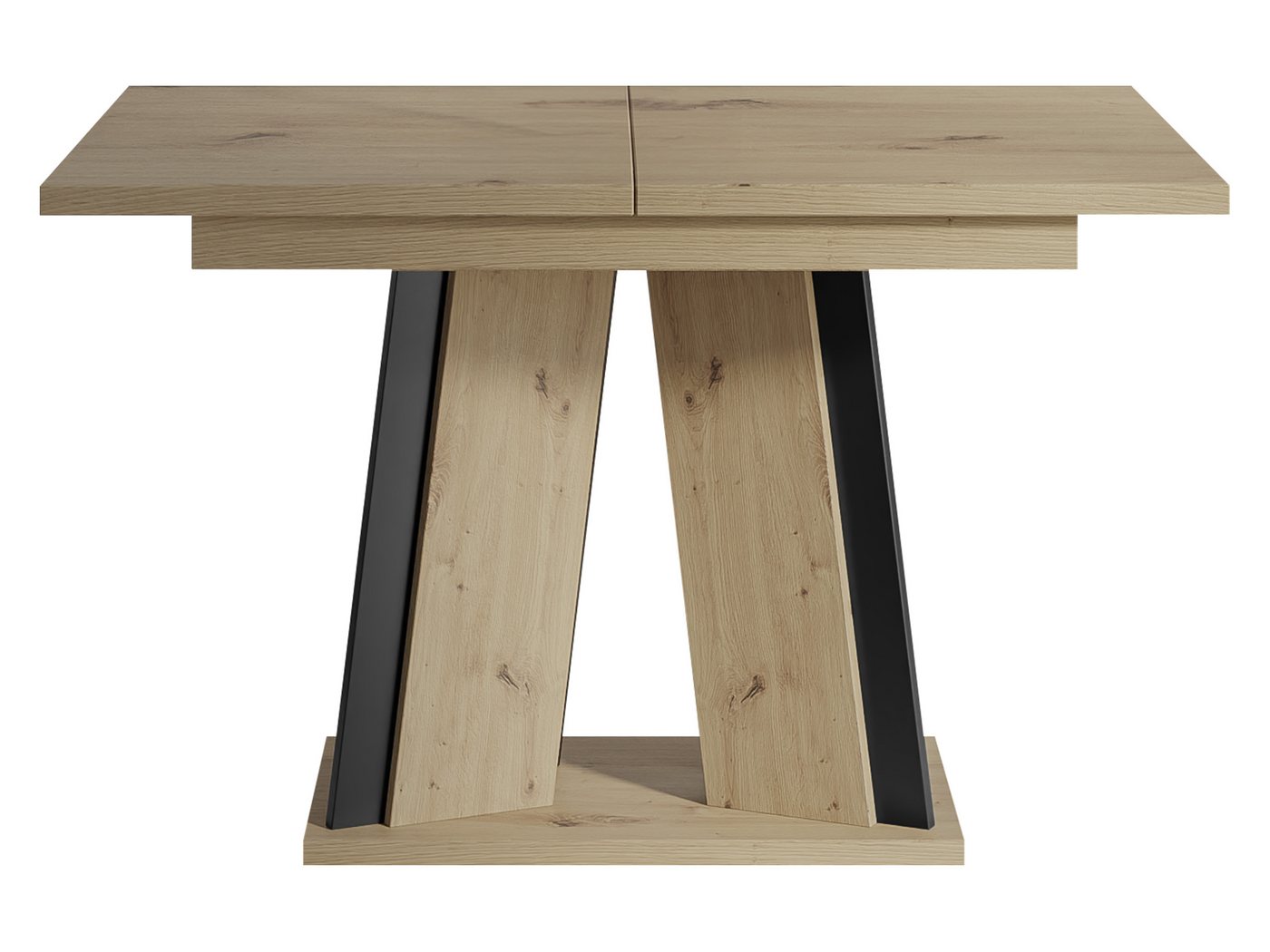 MIRJAN24 Esstisch Doha (Ausziehbar - 1x Einlegeplatte), Rechteck, 120-160x80x75 cm von MIRJAN24