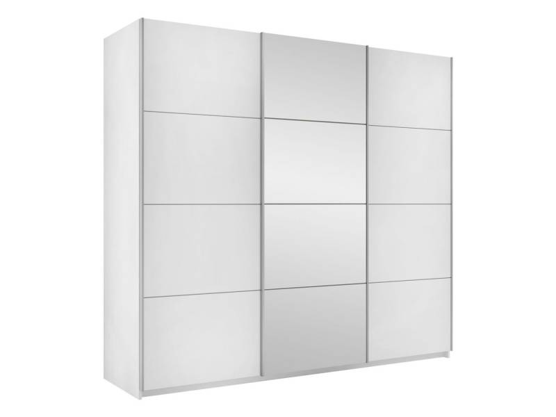 MIRJAN24 Kleiderschrank Atalio 250 (mit drei Schiebetüren) Frontspiegel, Kleiderstange, Metallgriffe von MIRJAN24