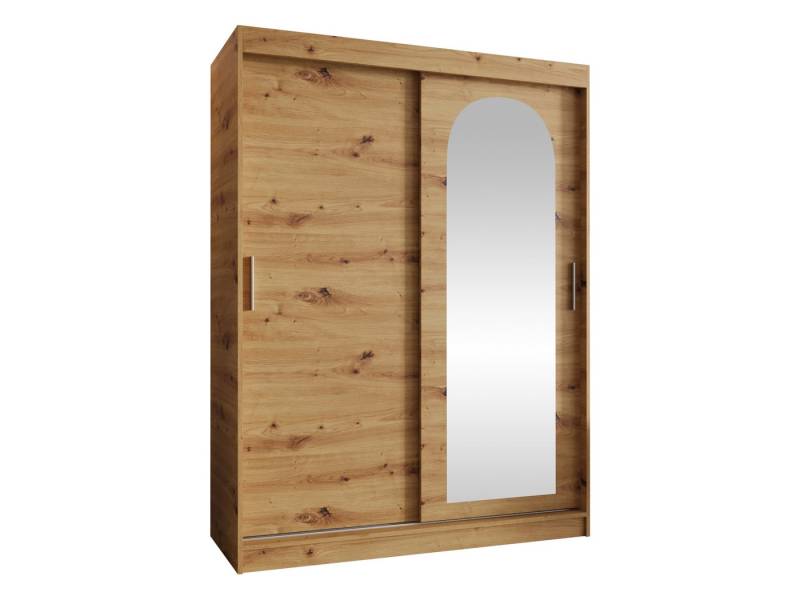 MIRJAN24 Kleiderschrank Selfie 150 cm (mit zwei Schiebetüren) Schubladen als Zusatzoption von MIRJAN24