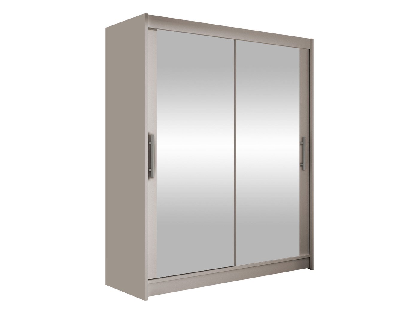 MIRJAN24 Kleiderschrank Westa XI (mit Spiegel, Kleiderstange, Schiebetüren, Einlegeboden) Schlafzimmerschrank, 2-türig, Garderobenschrank von MIRJAN24