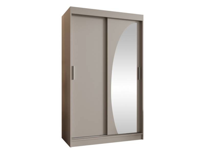 MIRJAN24 Kleiderschrank Wika 120 cm (mit zwei Schiebetüren) 120x62x200 cm von MIRJAN24