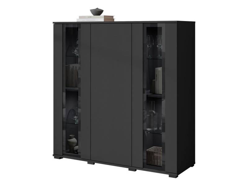 MIRJAN24 Kommode Caro HB 120 (mit drei Drehtüren), Griffloses Öffnungssystem push to open von MIRJAN24