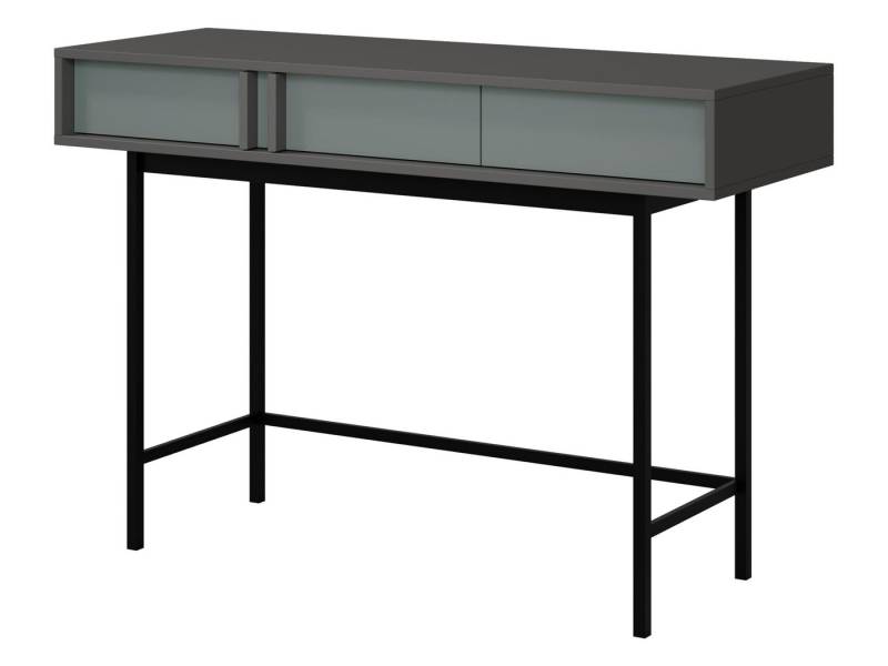 MIRJAN24 Konsolentisch Alsy AL11 (mit zwei Schubladen), Untergestell aus Metal von MIRJAN24