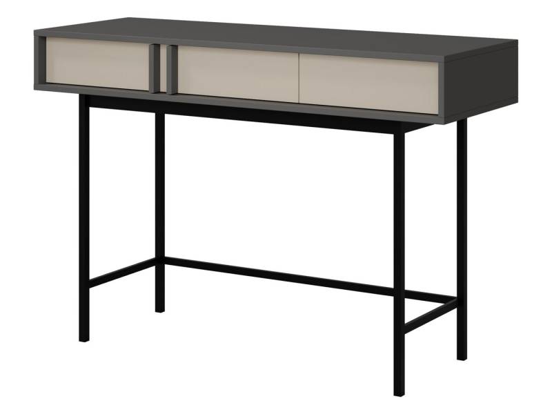 MIRJAN24 Konsolentisch Alsy AL11 (mit zwei Schubladen), Untergestell aus Metal von MIRJAN24