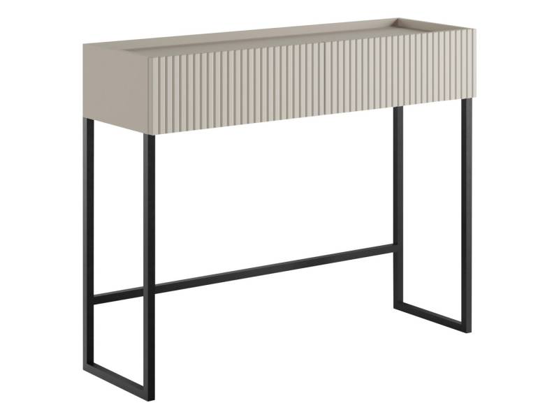 MIRJAN24 Konsolentisch Como 2SZ (mit zwei Schubladen), Beine aus Metall von MIRJAN24