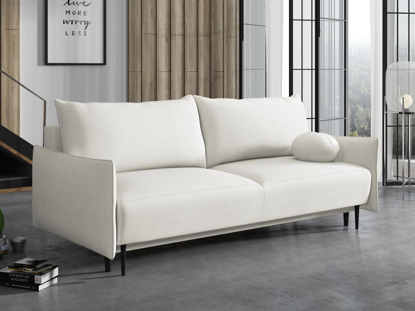 MIRJAN24 Schlafsofa Dalia, mit Bettkasten und Schlaffunktion, Schwarze Metallfüße, Aufklappmechanismus MIRJAN24 Schlafsofa Dalia, mit Bettkasten und Schlaffunktion, Schwarze Metallfüße, Aufklappmechanismus von MIRJAN24