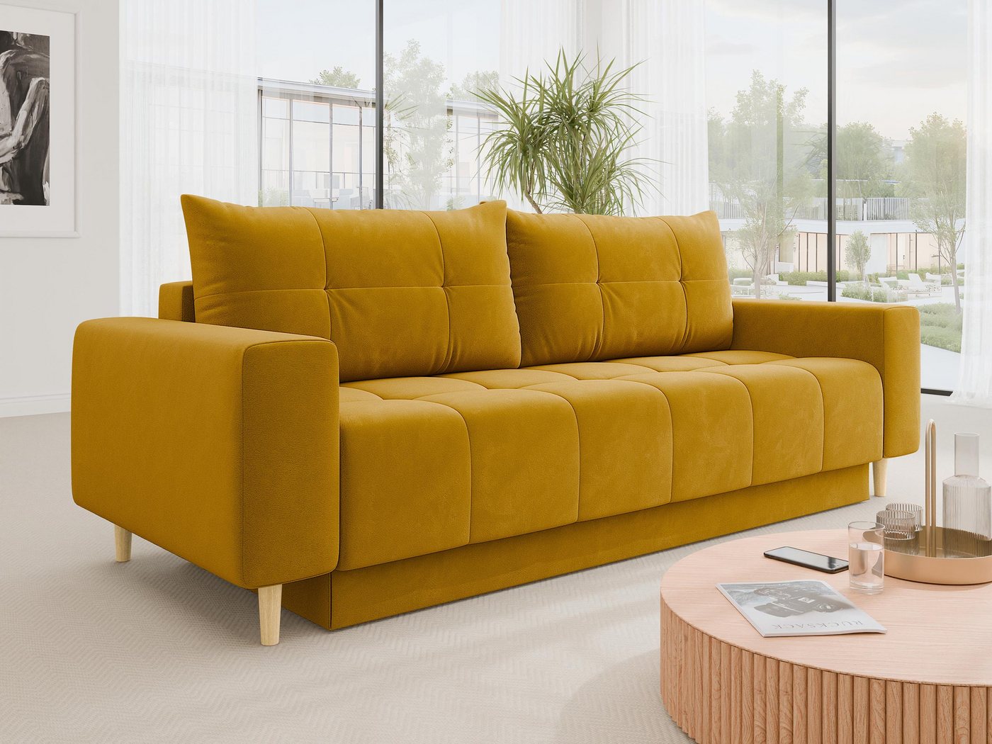 MIRJAN24 Schlafsofa Santi, mit Schlaffunktion und Bettkasten, Ausziehmechanismus DL, Bonellfederkern MIRJAN24 Schlafsofa Santi, mit Schlaffunktion und Bettkasten, Ausziehmechanismus DL, Bonellfederkern von MIRJAN24