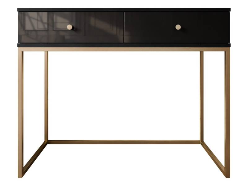 MIRJAN24 Schminktisch Esipix (mit zwei Schubladen), 100x40x80 cm, Untergestell aus Stahl von MIRJAN24