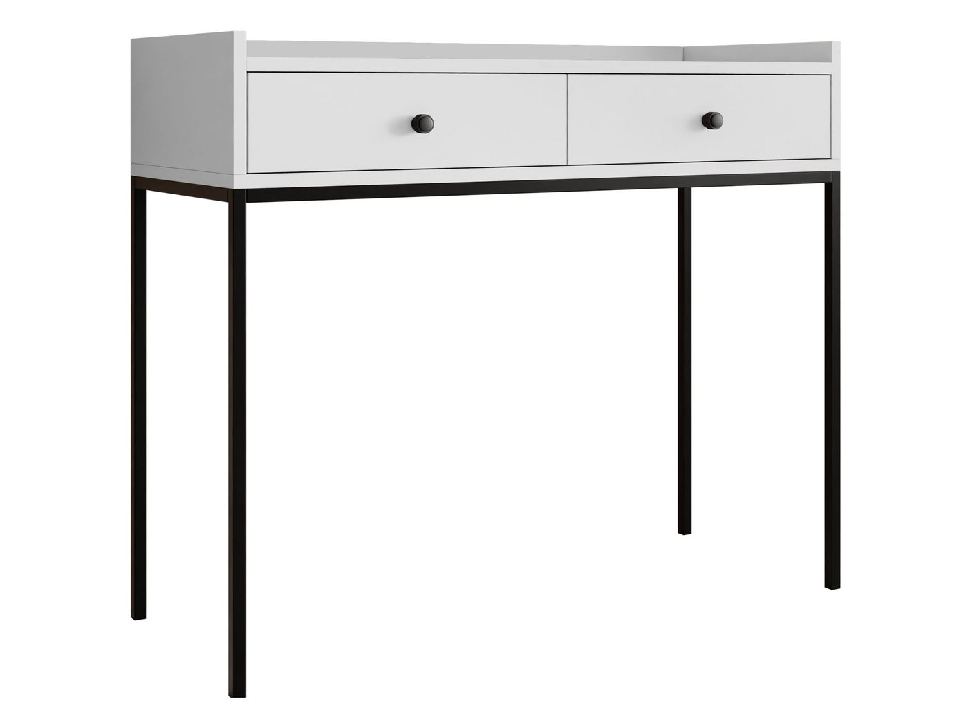 MIRJAN24 Schminktisch Tokirot 2SZ (mit zwei Schubladen), Untergestell aus Metall von MIRJAN24