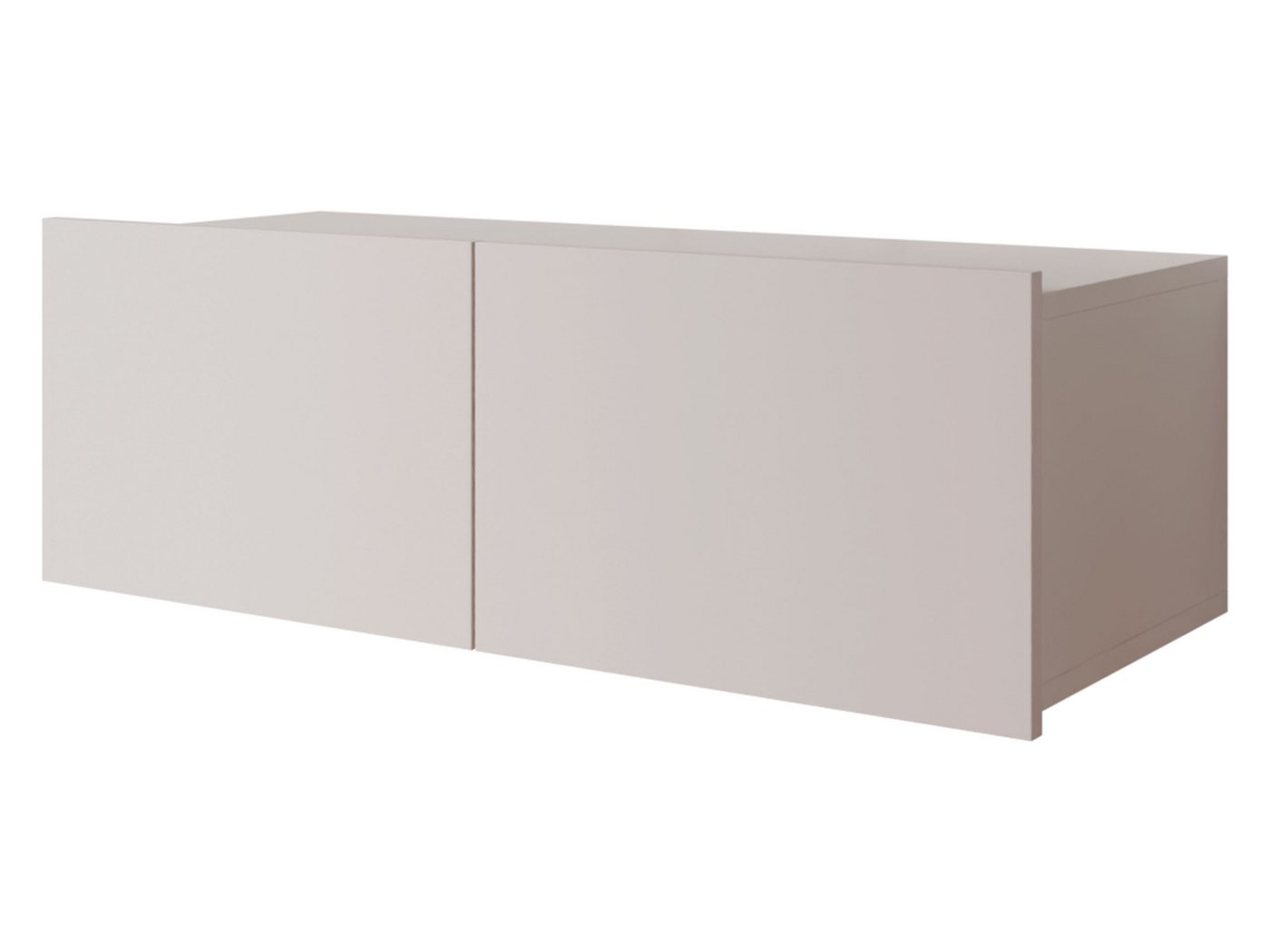 MIRJAN24 TV-Schrank Calabrini 100 03 (mit 2 Türen) ohne Griffe, silberne Beine 5 cm von MIRJAN24