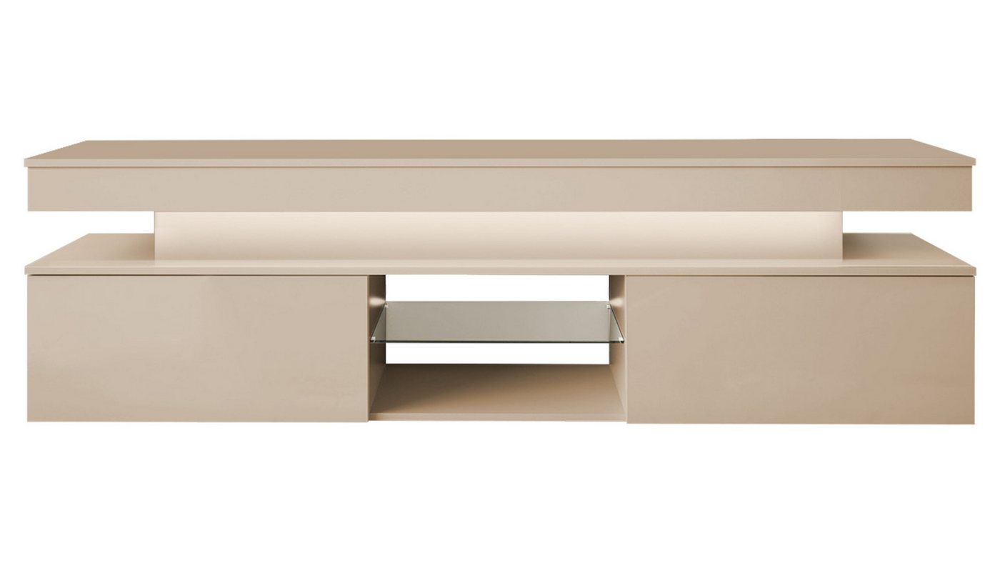 MIRJAN24 TV-Schrank Glossa Bis 2D 190 (mit zwei Klappen) mit Gasdruckfeder, 190x39x54 cm von MIRJAN24