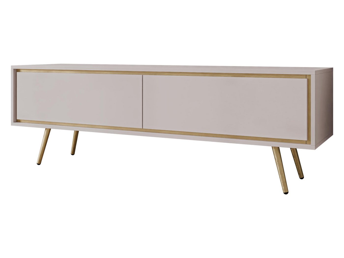 MIRJAN24 TV-Schrank Tori 02 (mit zwei Klappen) Metallfüße, 150x40x50 cm, Gasdruckfeder von MIRJAN24