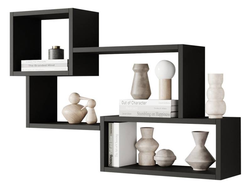 MIRJAN24 Wandregal Trio 005, 87x18x54 cm von MIRJAN24