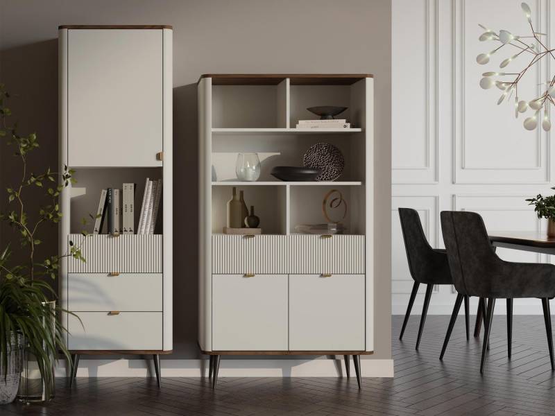 MIRJAN24 Wohnzimmer-Set Marly V, (2er-Set, 2x Regal), gedämpftem Schließsystem von MIRJAN24