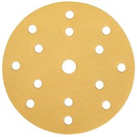 Exzenterschleifpapier 150mm gold 15-fach gelocht - ve 100 St. k 400 - Mirka von MIRKA