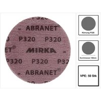 Mirka - abranet Schleifscheiben Grip 150mm P320 50 Stk. ( 5424105032 ) von MIRKA