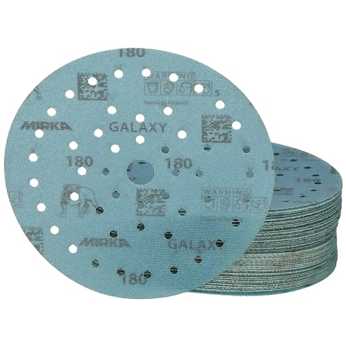 Mirka Galaxy Epoxid Schleifpapier 150mm Klett Korn 180 zum Schleifen von Epoxidharz, Holz, Epoxy, Rivertable / 50 Stk Schleifscheiben Mirka Galaxy Epoxid Schleifpapier 150mm Klett Korn 180 zum Schleifen von Epoxidharz, Holz, Epoxy, Rivertable / 50 Stk Schleifscheiben von MIRKA