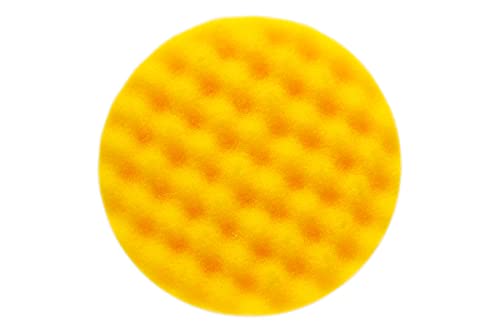 MIRKA Polierpad Golden Finish Pad 1 Ø 150 mm Gelbes gewaffeltes Schaumfstoffpad (2er Pack) (2 St) von MIRKA